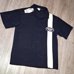New Victory Motorcycles Button Up Shirt Men's size Small
